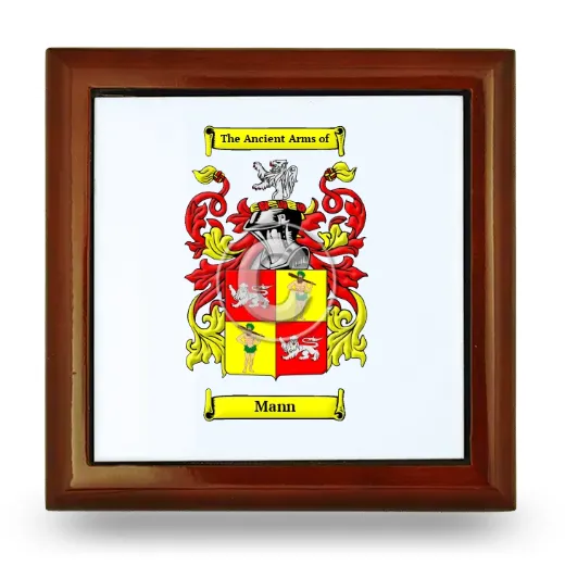 Mann Wooden Jewelry Box