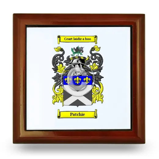 Patchie Wooden Jewelry Box