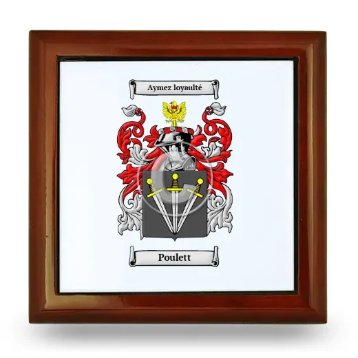 Poulett Wooden Jewelry Box