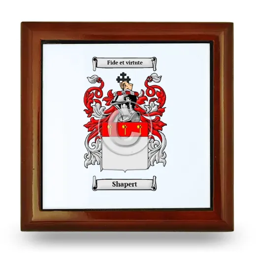 Shapert Wooden Jewelry Box