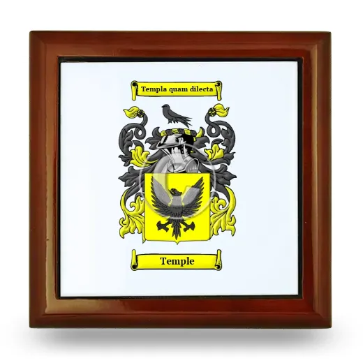 Temple Wooden Jewelry Box