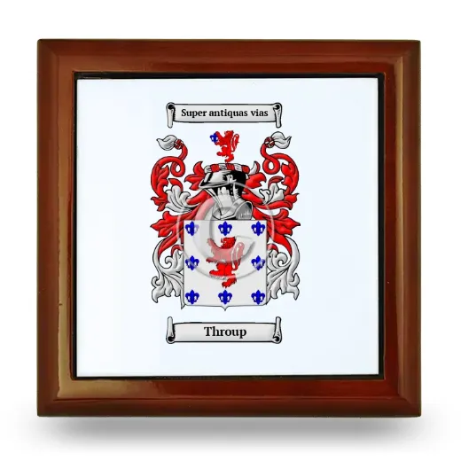 Throup Wooden Jewelry Box