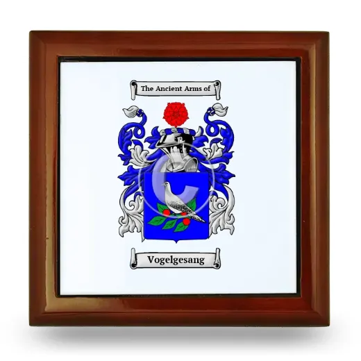 Vogelgesang Wooden Jewelry Box