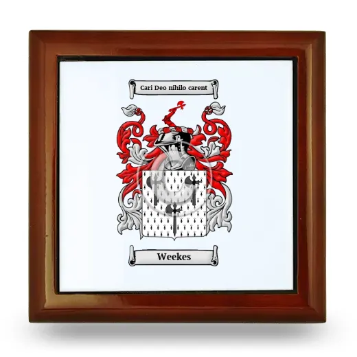 Weekes Wooden Jewelry Box