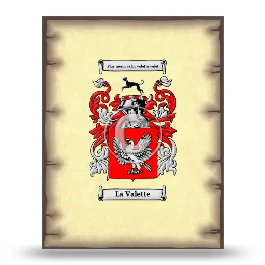 La Valette Coat of Arms Print