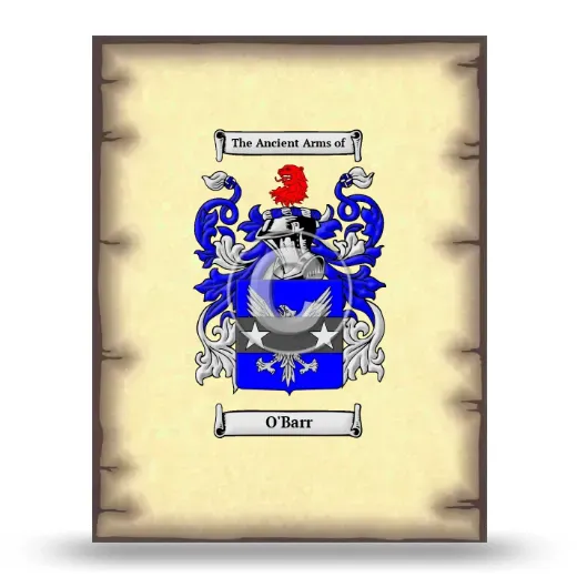 O'Barr Coat of Arms Print