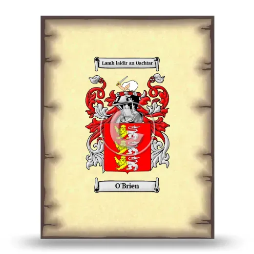 O'Brien Coat of Arms Print