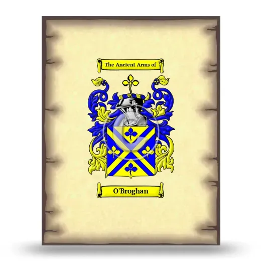 O'Broghan Coat of Arms Print
