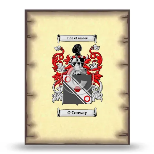 O'Conway Coat of Arms Print