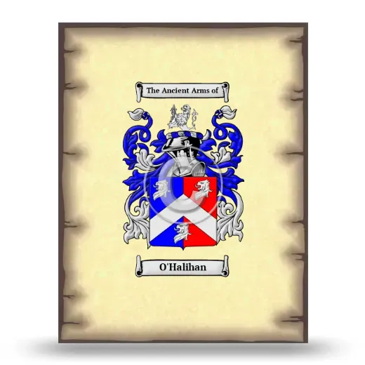 O'Halihan Coat of Arms Print