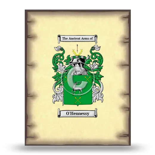 O'Hennessy Coat of Arms Print