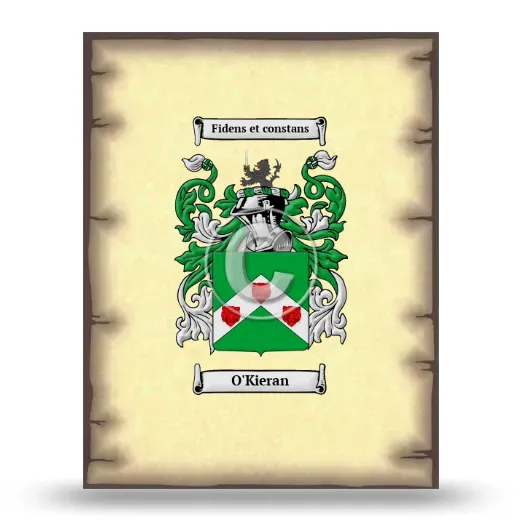 O'Kieran Coat of Arms Print