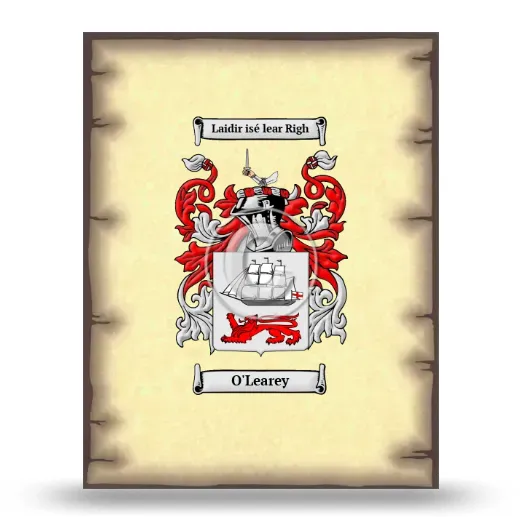 O'Learey Coat of Arms Print