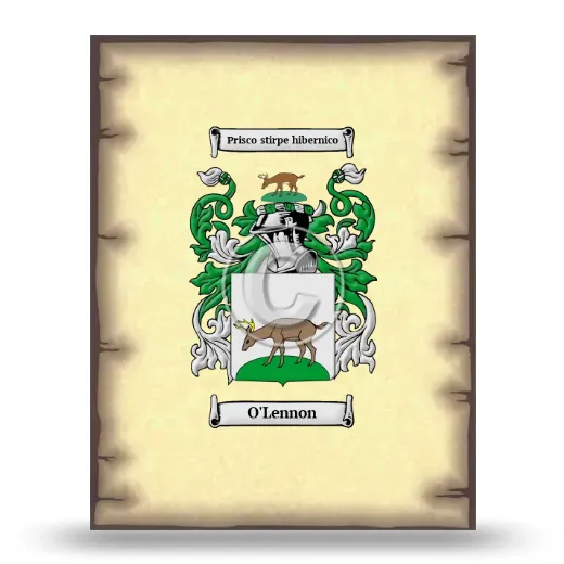 O'Lennon Coat of Arms Print