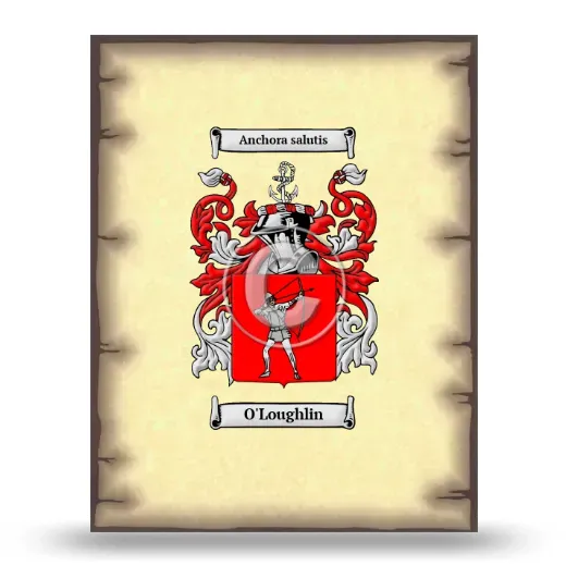 O'Loughlin Coat of Arms Print