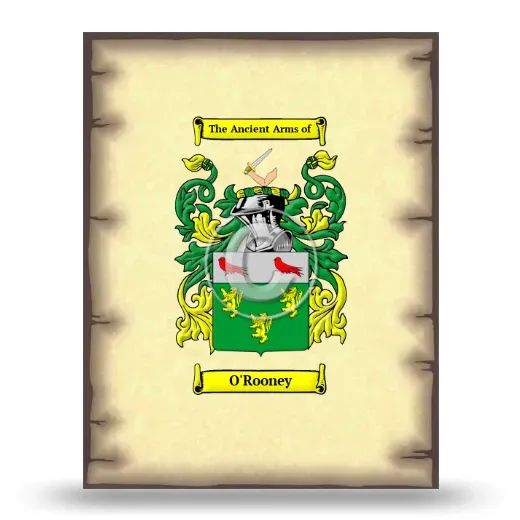 O'Rooney Coat of Arms Print