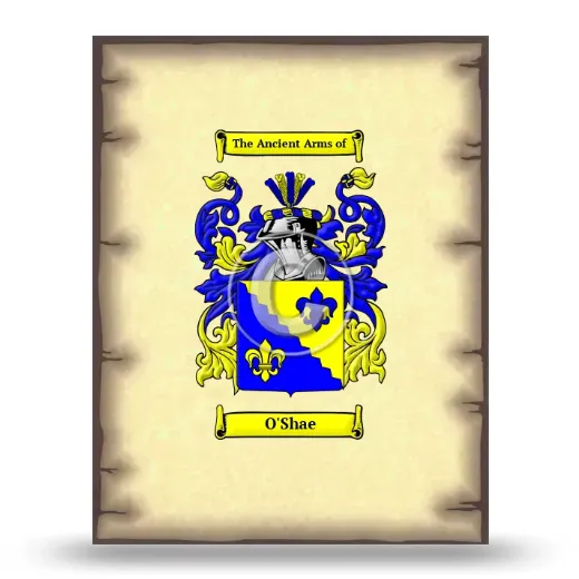 O'Shae Coat of Arms Print