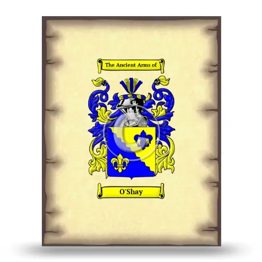 O'Shay Coat of Arms Print