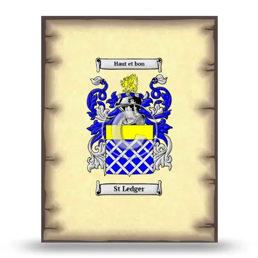 St Ledger Coat of Arms Print