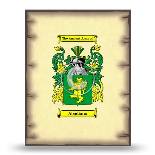 Abadiano Coat of Arms Print
