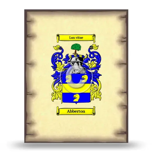 Abberton Coat of Arms Print