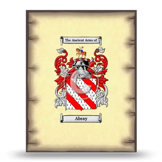 Abray Coat of Arms Print