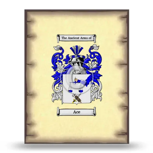 Ace Coat of Arms Print