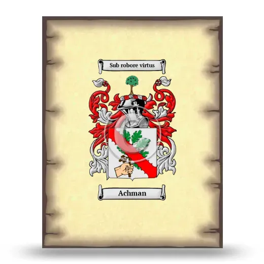 Achman Coat of Arms Print