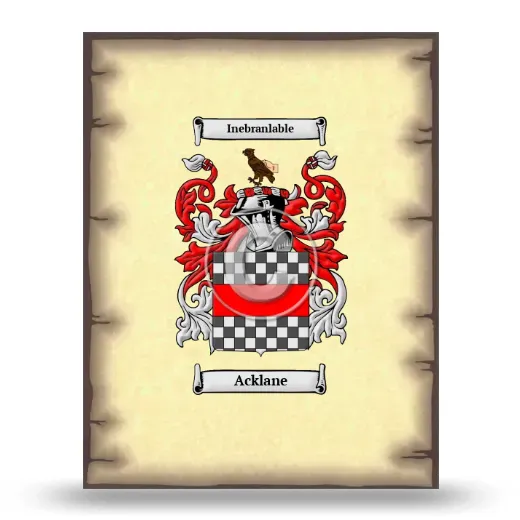 Acklane Coat of Arms Print