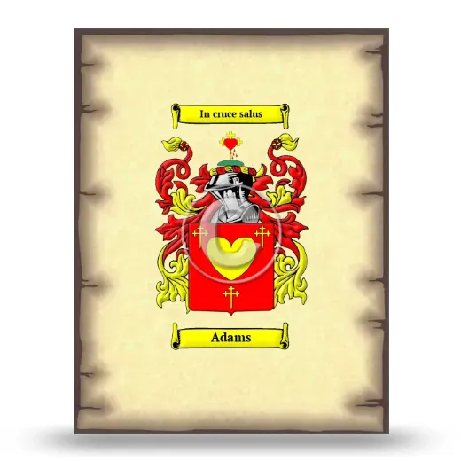 Adams Coat of Arms Print
