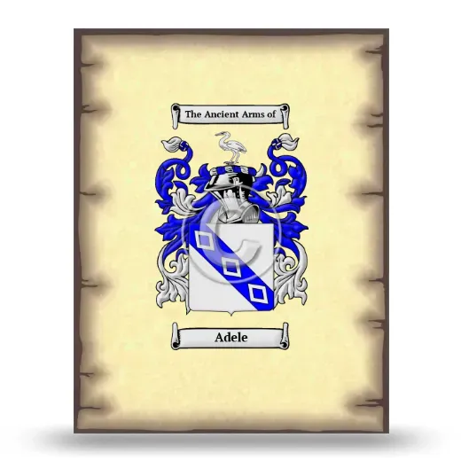Adele Coat of Arms Print