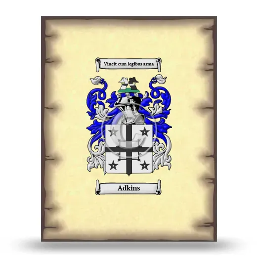 Adkins Coat of Arms Print