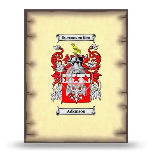 Adkinson Coat of Arms Print