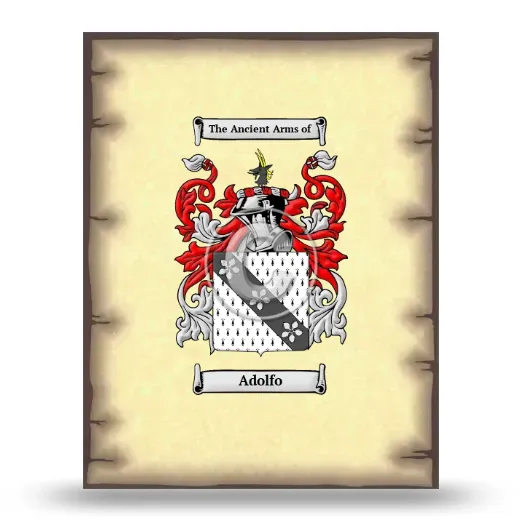 Adolfo Coat of Arms Print