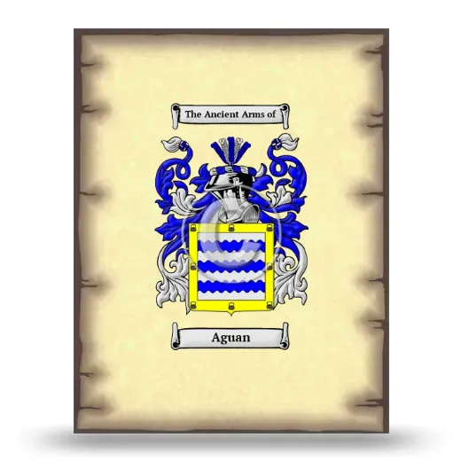 Aguan Coat of Arms Print