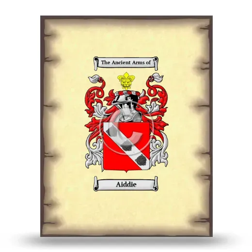 Aiddie Coat of Arms Print