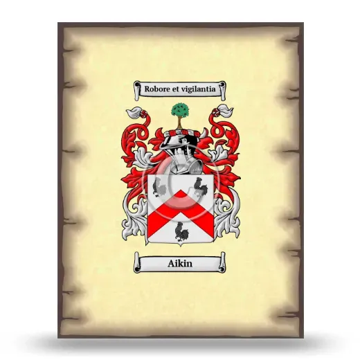 Aikin Coat of Arms Print