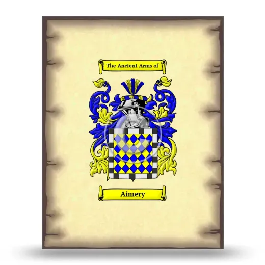 Aimery Coat of Arms Print