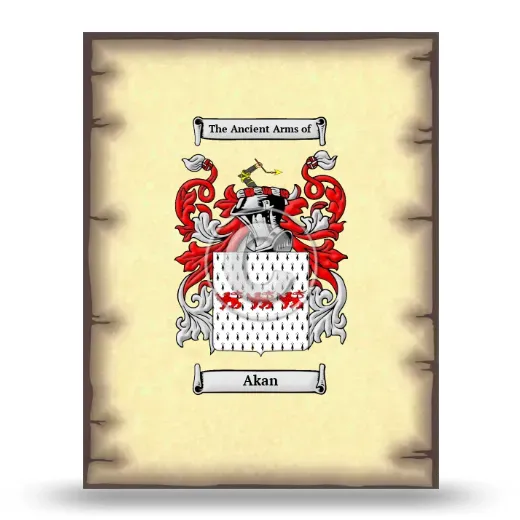 Akan Coat of Arms Print
