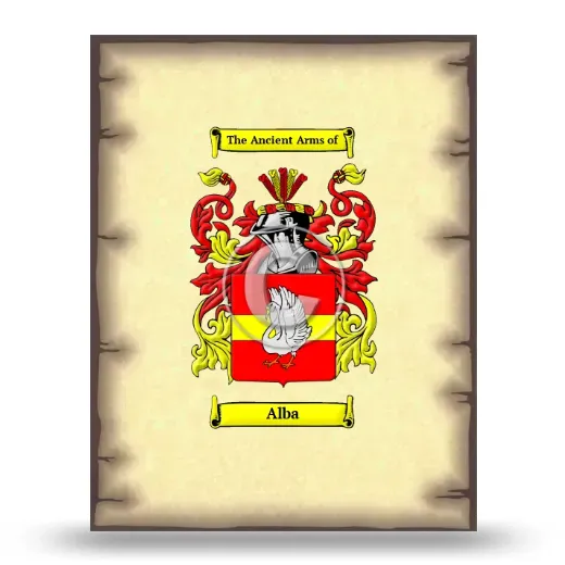 Alba Coat of Arms Print