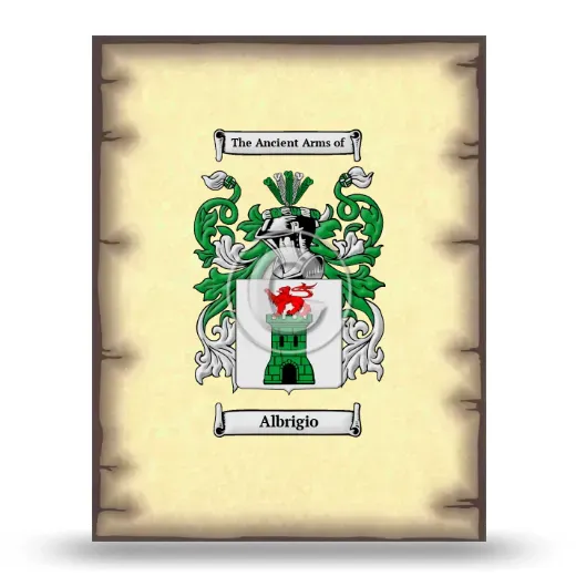 Albrigio Coat of Arms Print