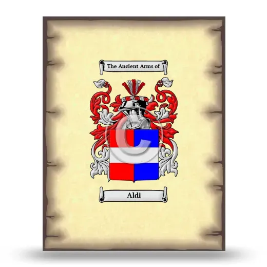 Aldi Coat of Arms Print