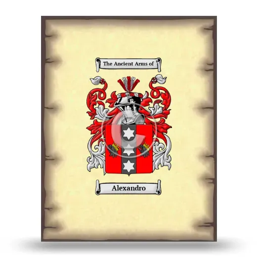 Alexandro Coat of Arms Print