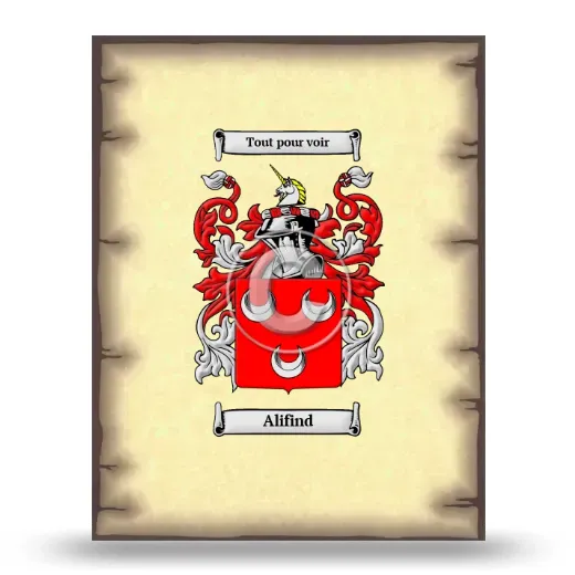 Alifind Coat of Arms Print
