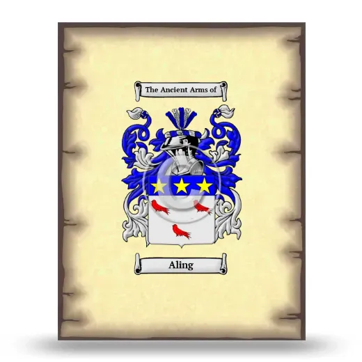 Aling Coat of Arms Print