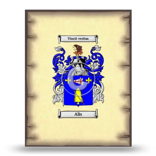 Alis Coat of Arms Print
