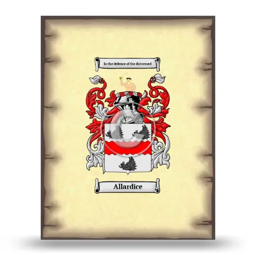 Allardice Coat of Arms Print