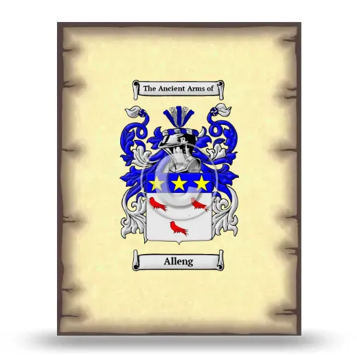 Alleng Coat of Arms Print