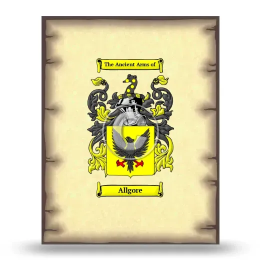 Allgore Coat of Arms Print