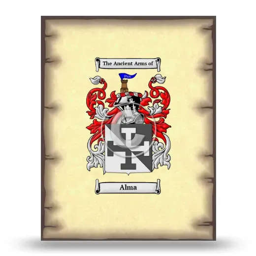 Alma Coat of Arms Print